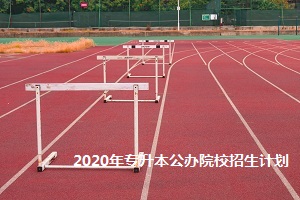2020年专升本公办院校招生计划